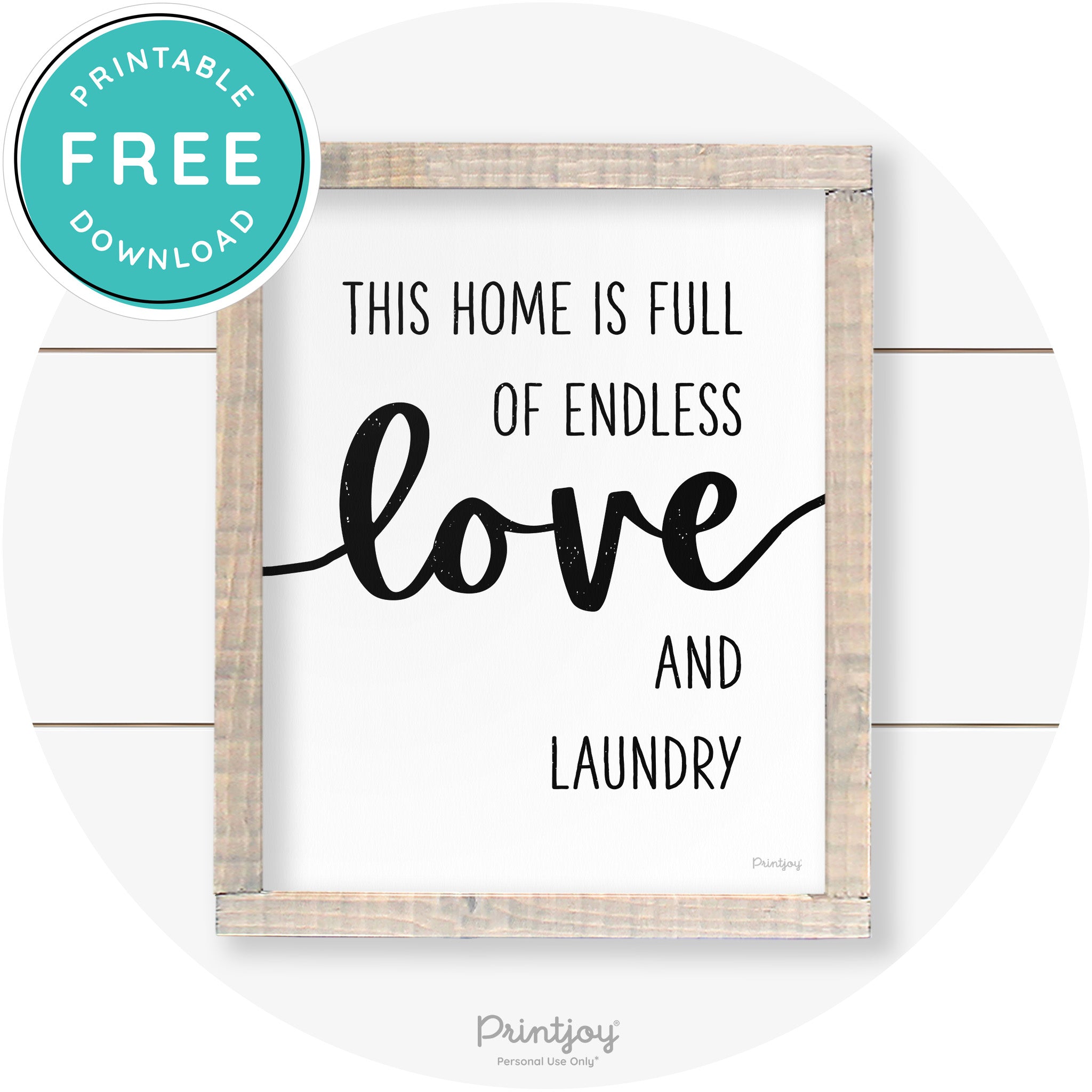 Free Printable Laundry Co Fun Farmhouse Signs Wall Art Gallery