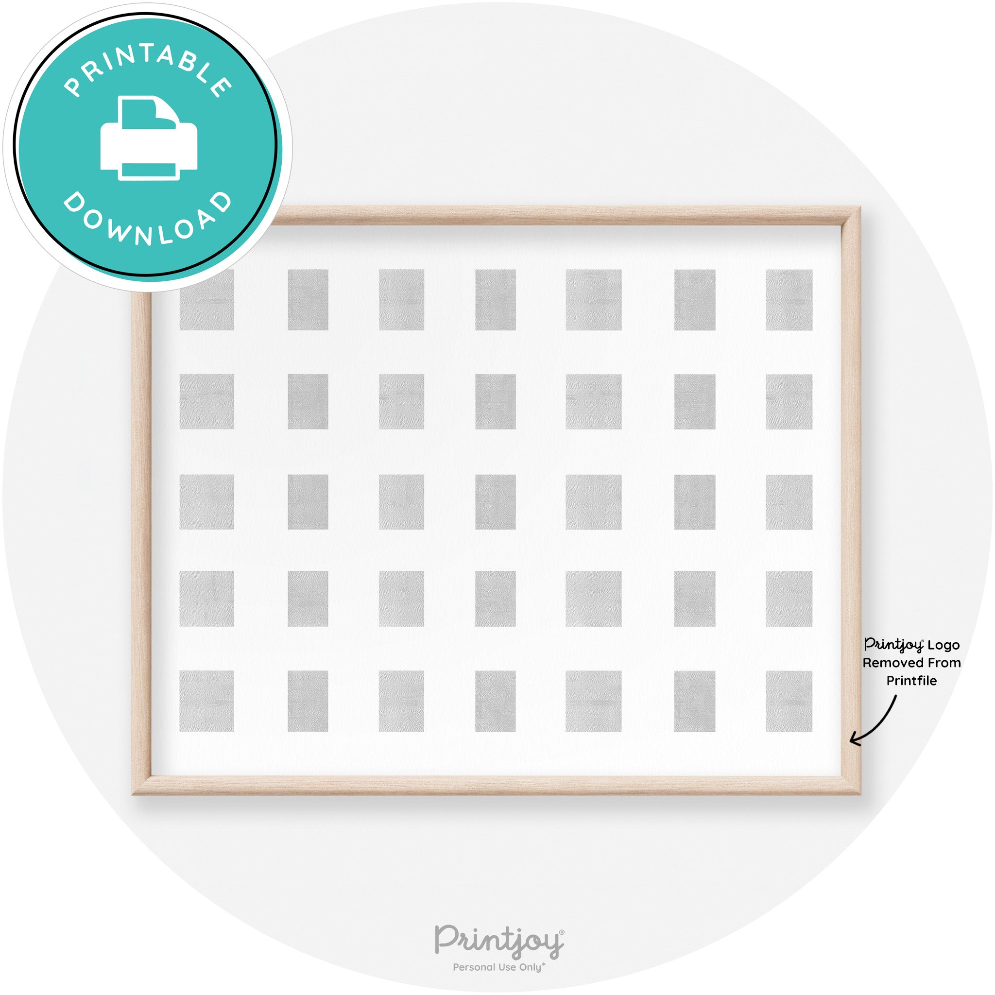 Fall Plaid Neutral Watercolor Modern Transitional Wall Art Free Printable - Printjoy