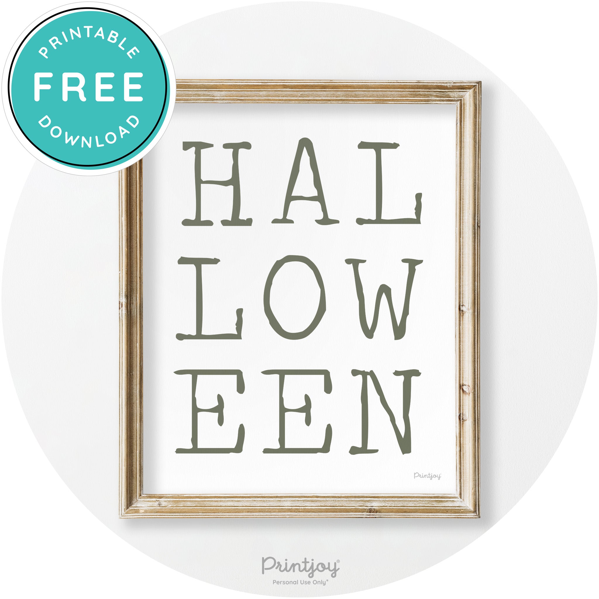Halloween Eerie Typography Vintage Halloween Wall Art Free Printable