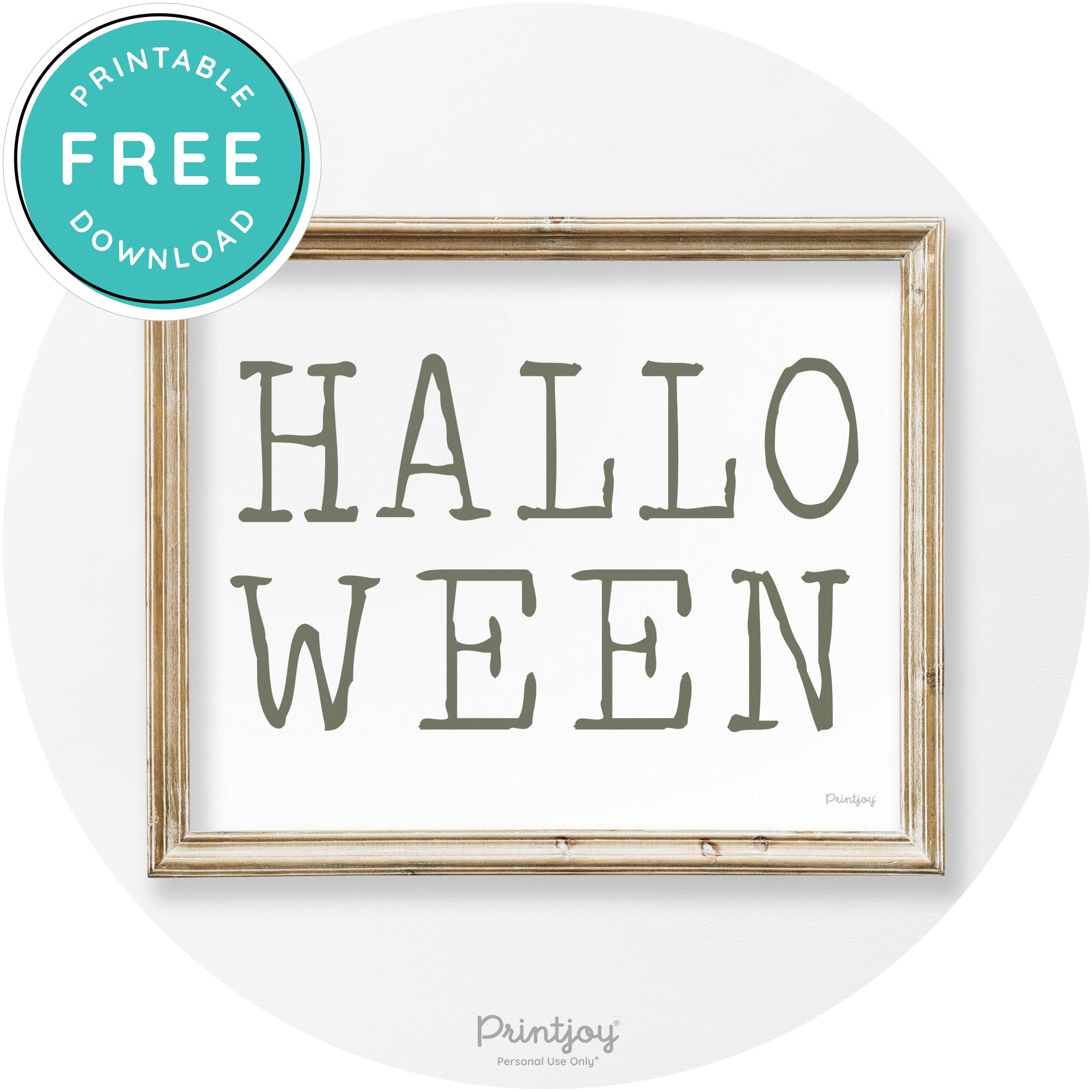 Halloween Eerie Typography Vintage Halloween Wall Art Free Printable