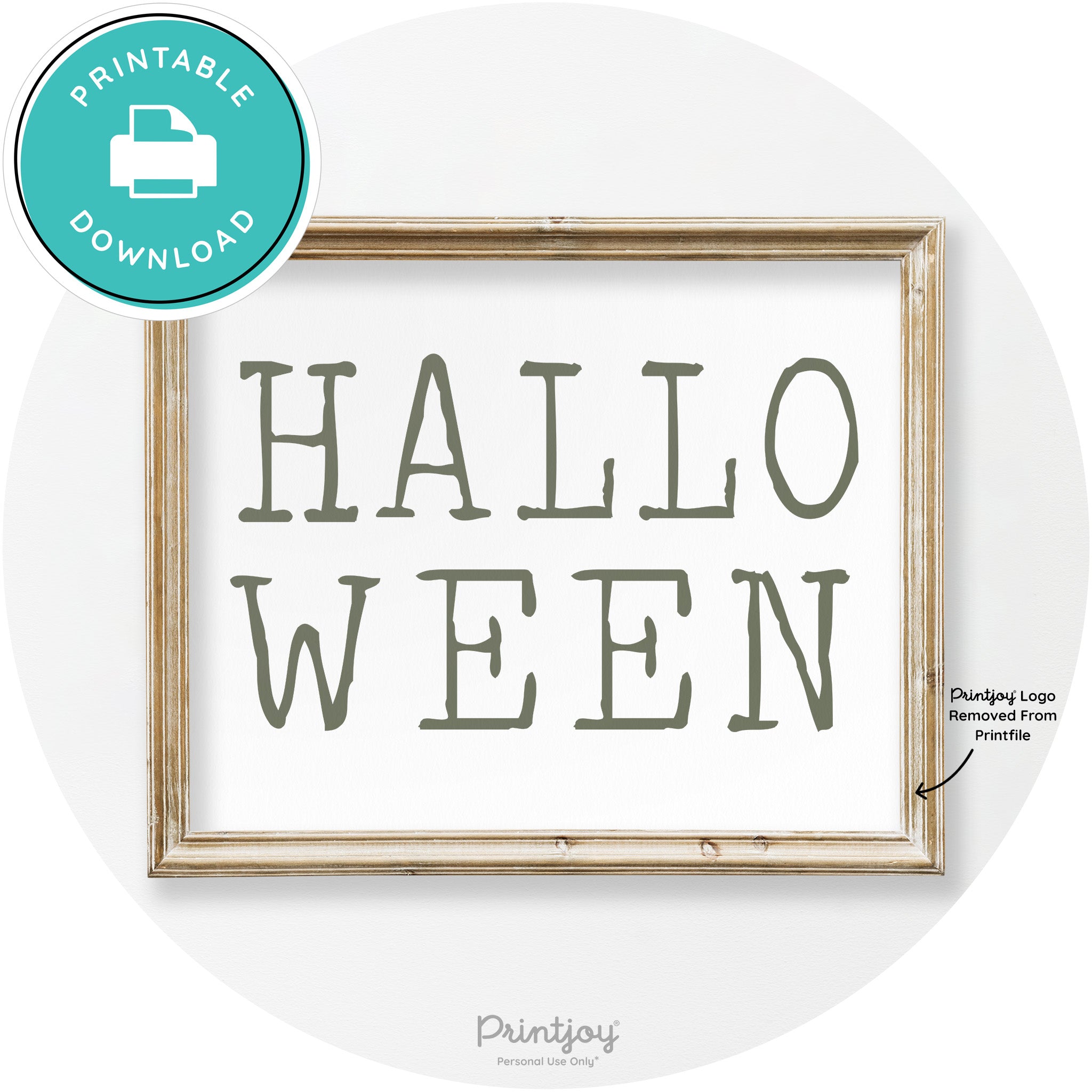 Halloween Eerie Typography Vintage Halloween Wall Art Free Printable