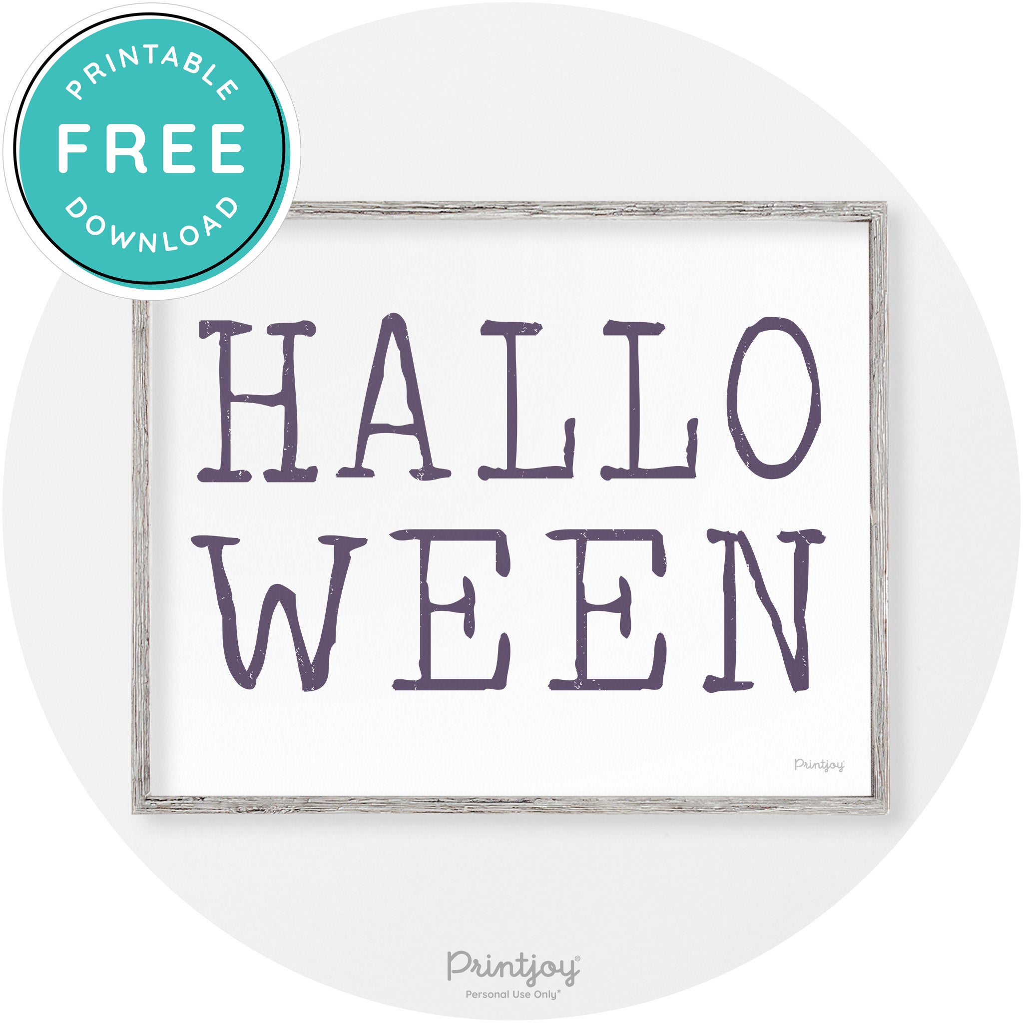 Halloween Eerie Typography Vintage Halloween Wall Art Free Printable - Printjoy