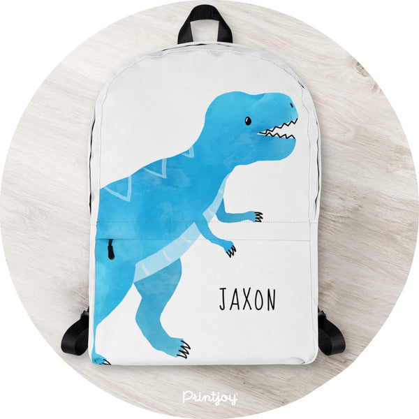 Boys Bright N Fun Dinosaur Personalized Backpack - Printjoy