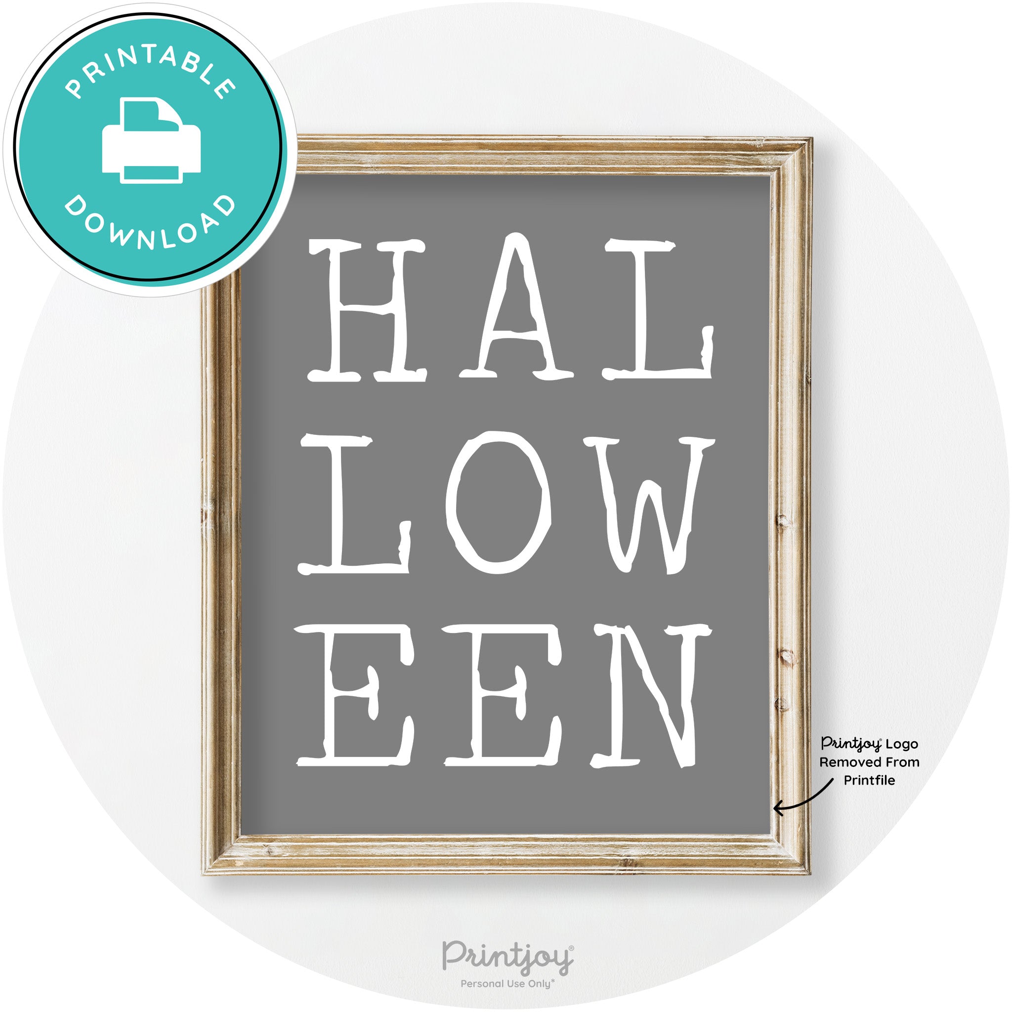 Halloween Eerie Typography Vintage Halloween Wall Art Free Printable