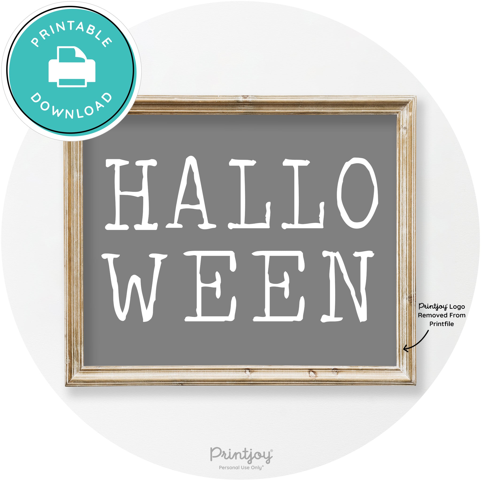 Halloween Eerie Typography Vintage Halloween Wall Art Free Printable