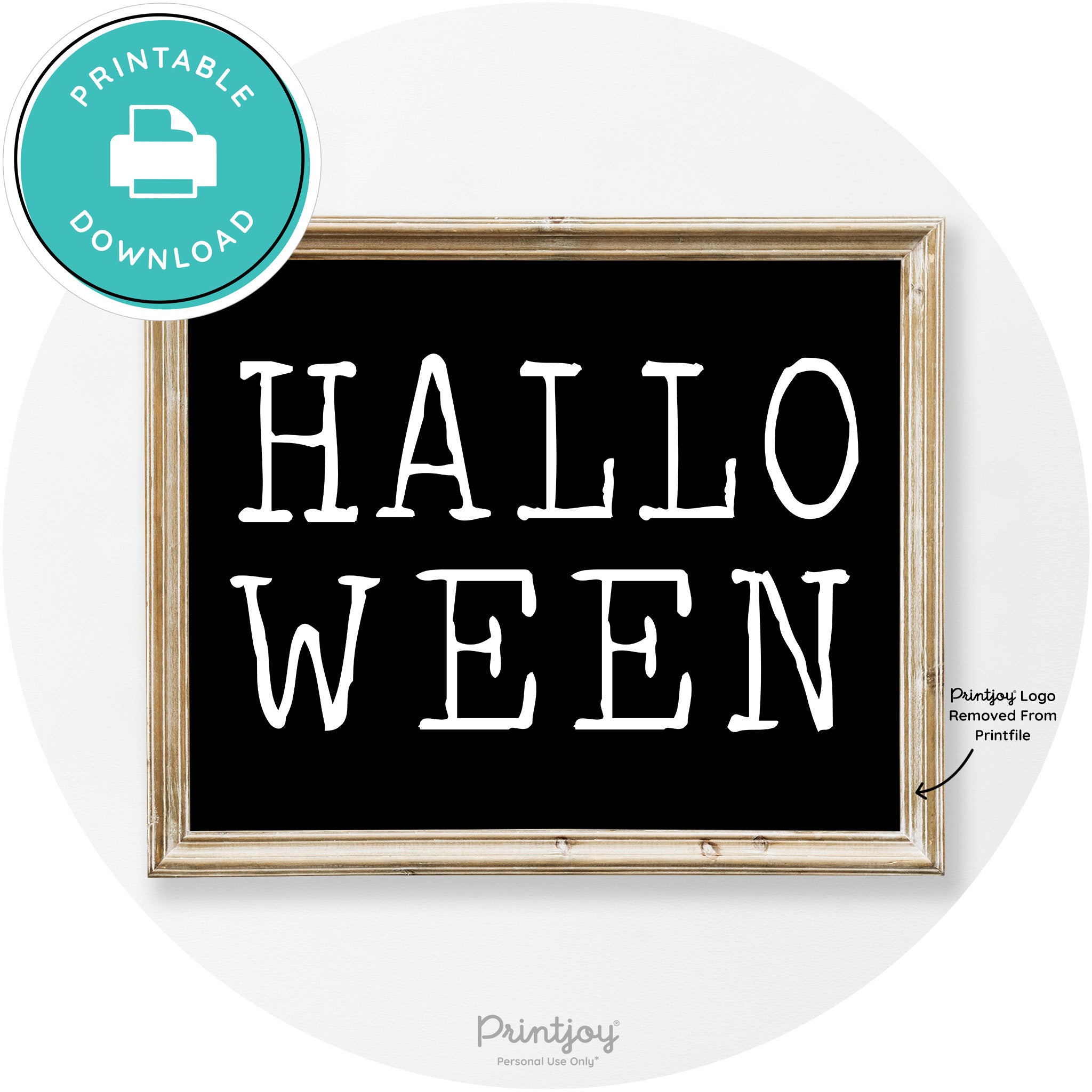 Halloween Eerie Typography Vintage Halloween Wall Art Free Printable