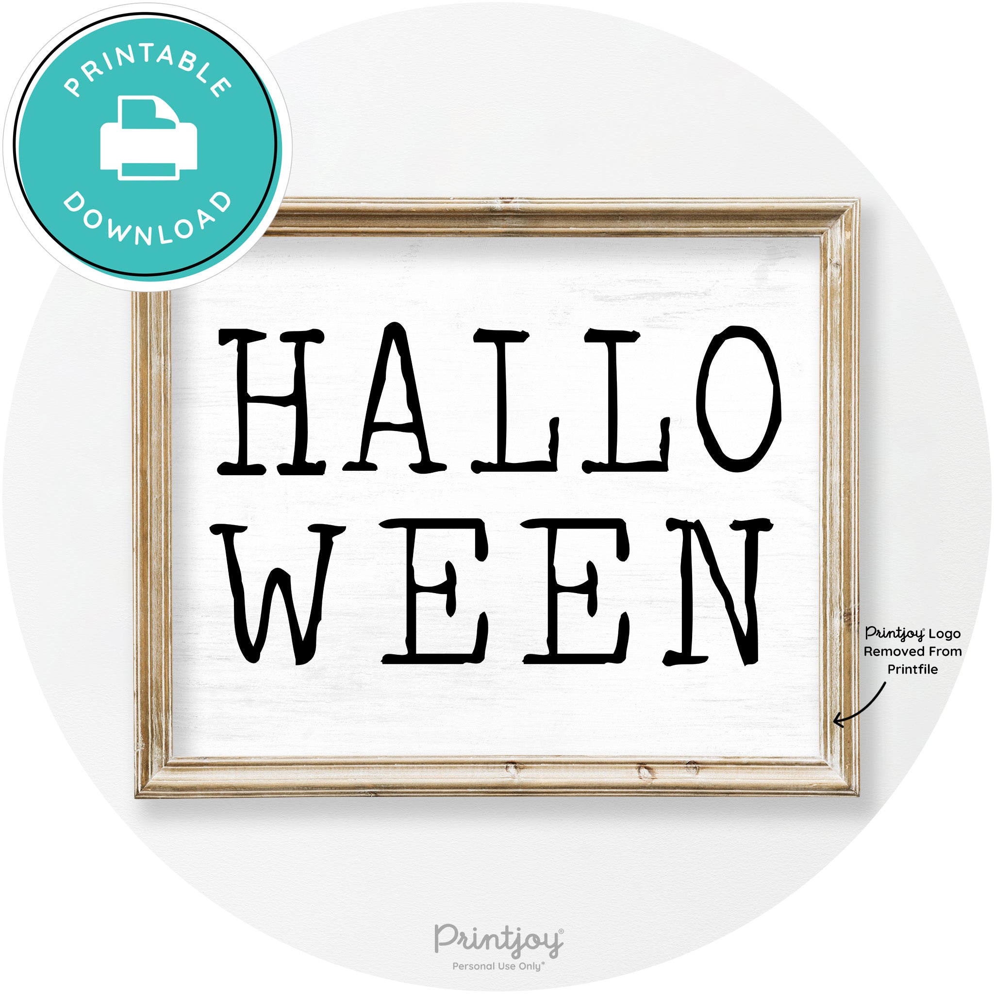 Halloween Eerie Typography Vintage Halloween Wall Art Free Printable