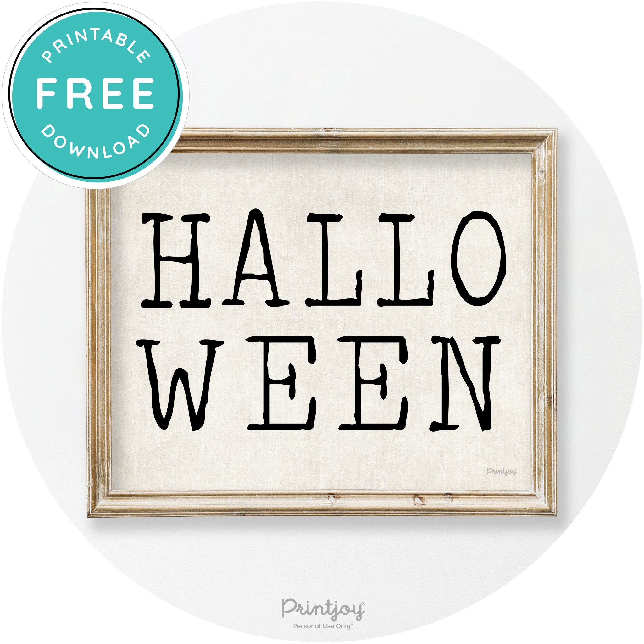Halloween Eerie Typography Vintage Halloween Wall Art Free Printable