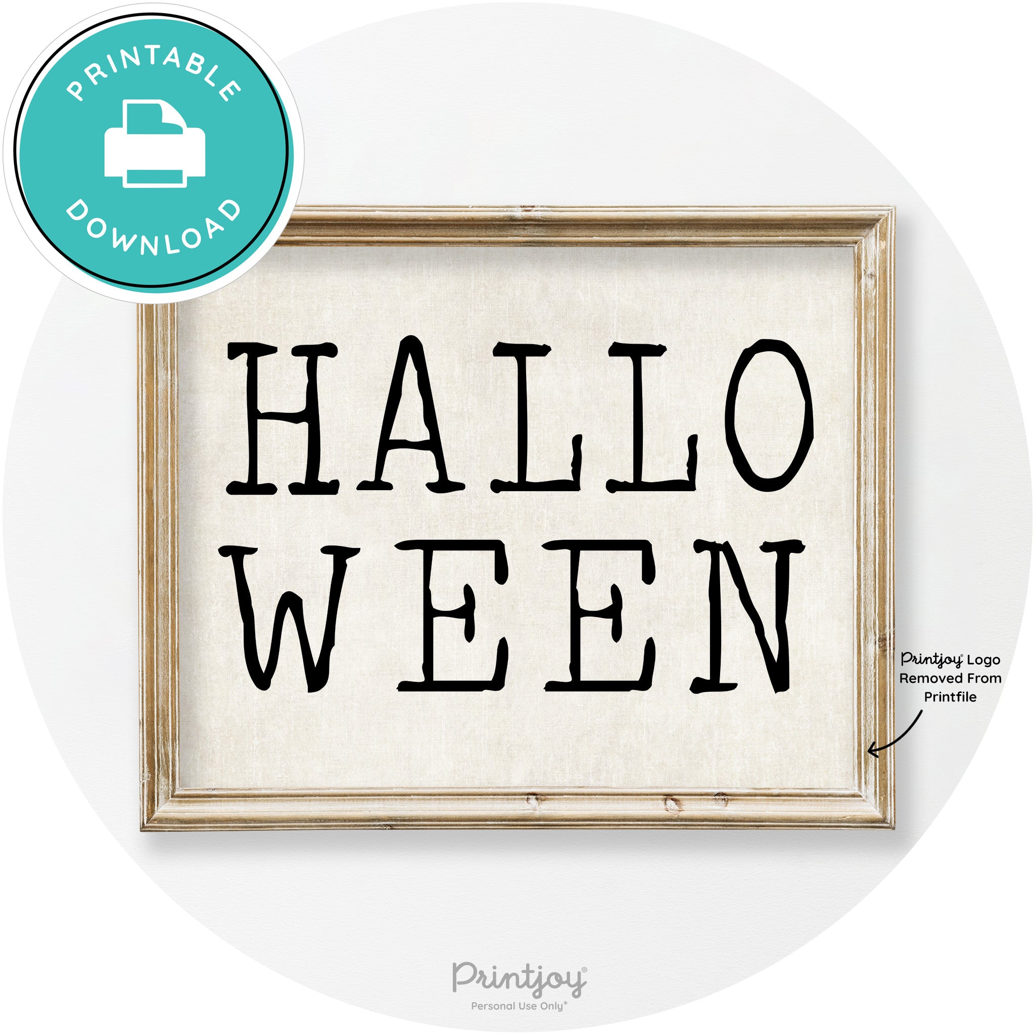 Halloween Eerie Typography Vintage Halloween Wall Art Free Printable