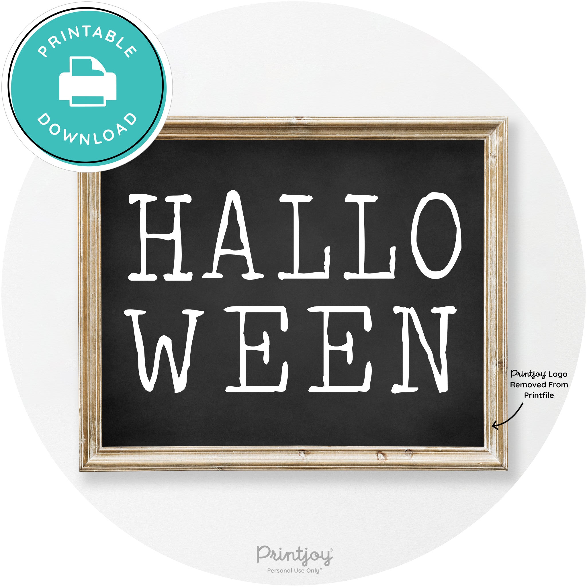 Halloween Eerie Typography Vintage Halloween Wall Art Free Printable