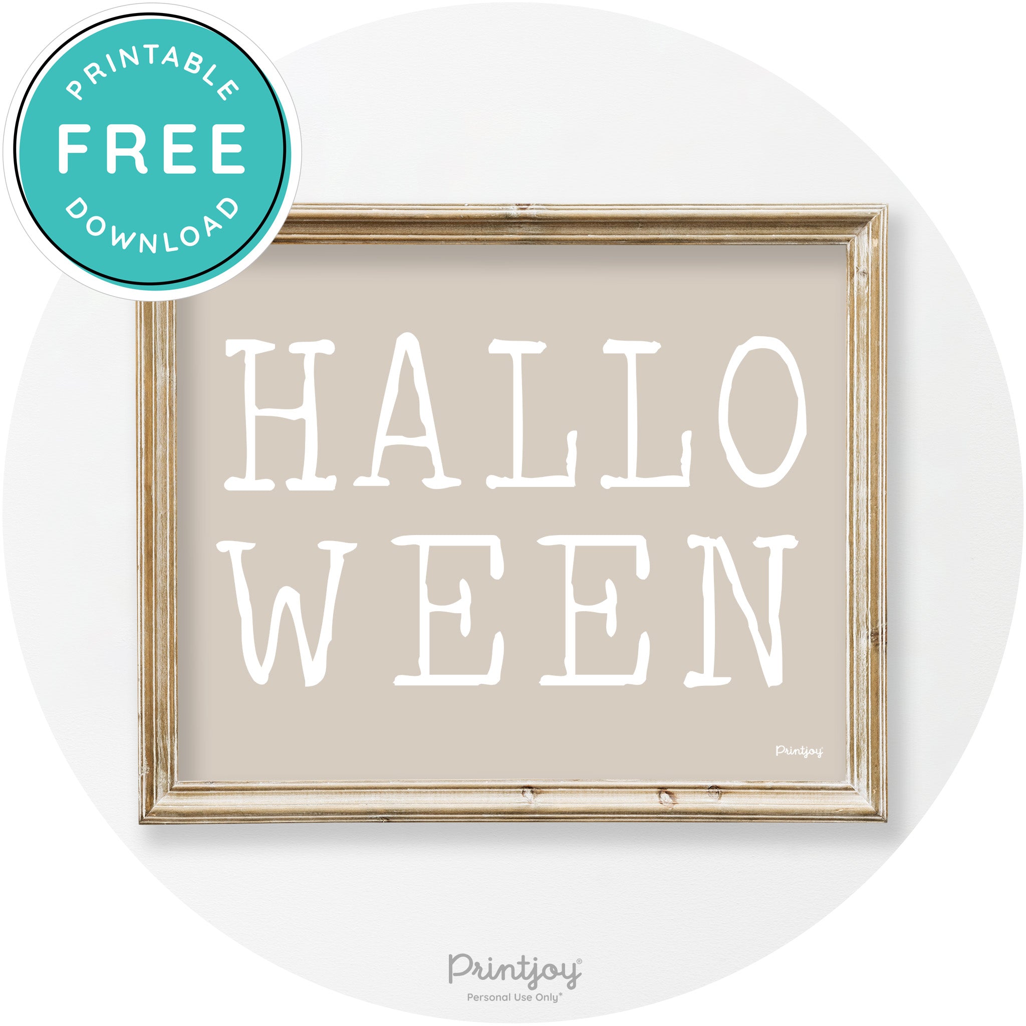 Halloween Eerie Typography Vintage Halloween Wall Art Free Printable