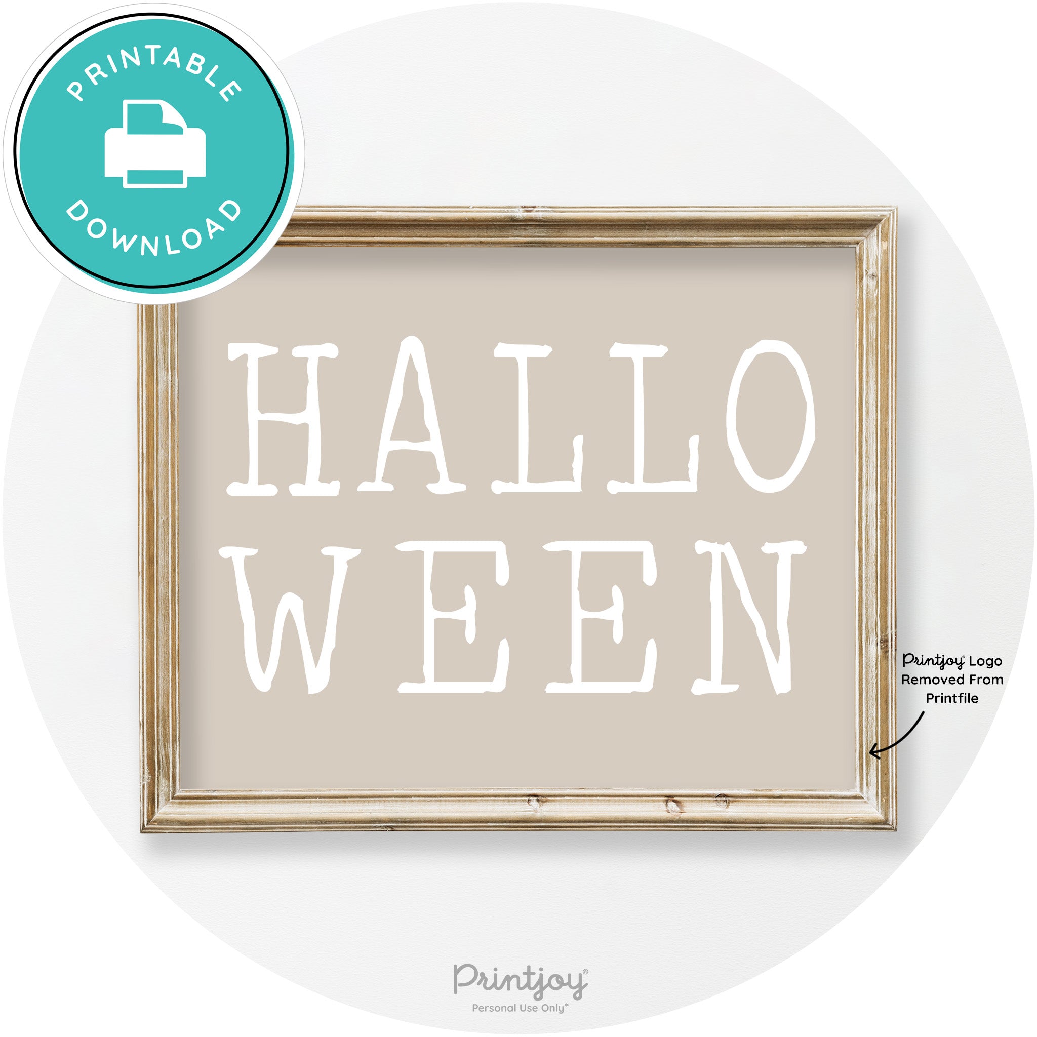 Halloween Eerie Typography Vintage Halloween Wall Art Free Printable
