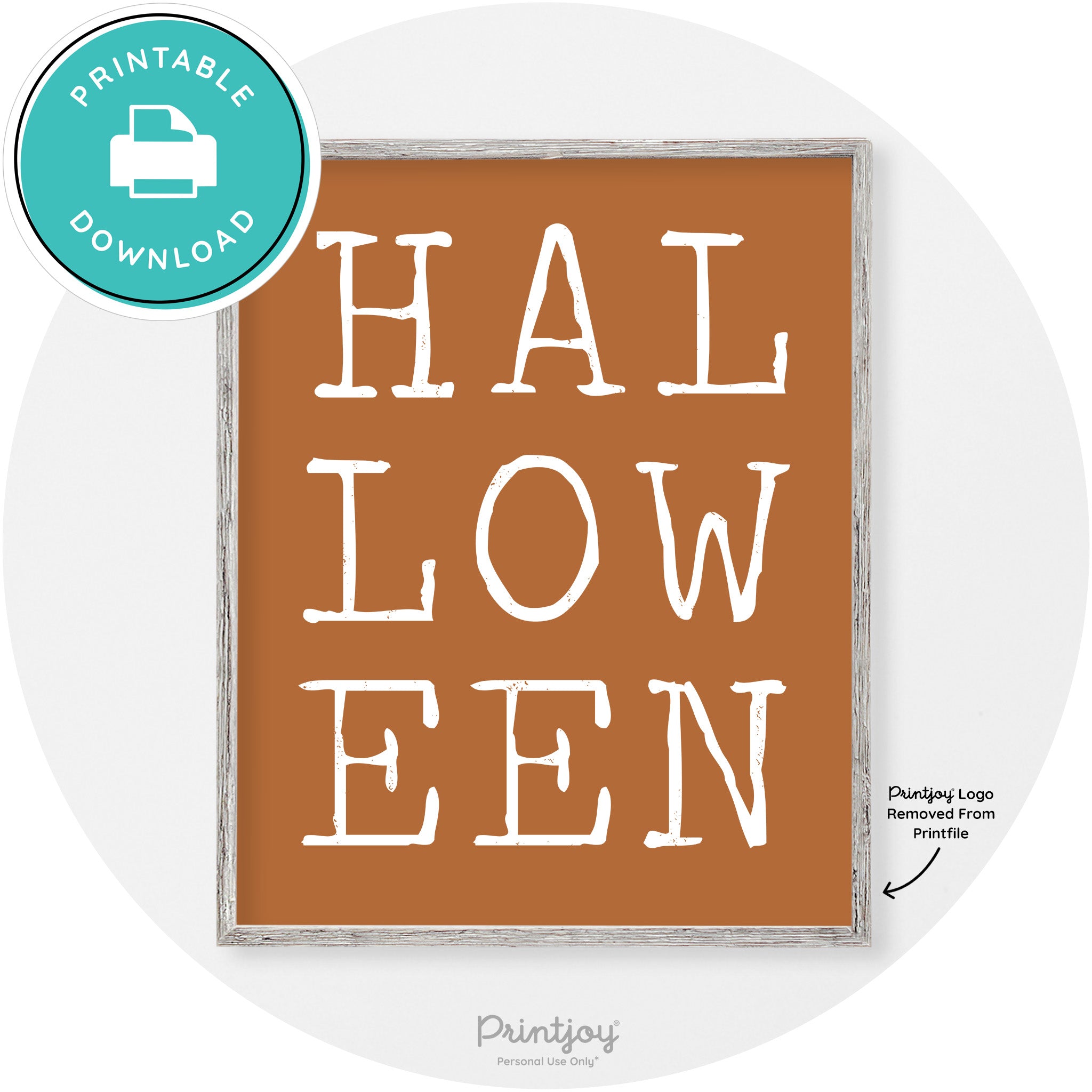 Halloween Eerie Typography Vintage Halloween Wall Art Free Printable - Printjoy