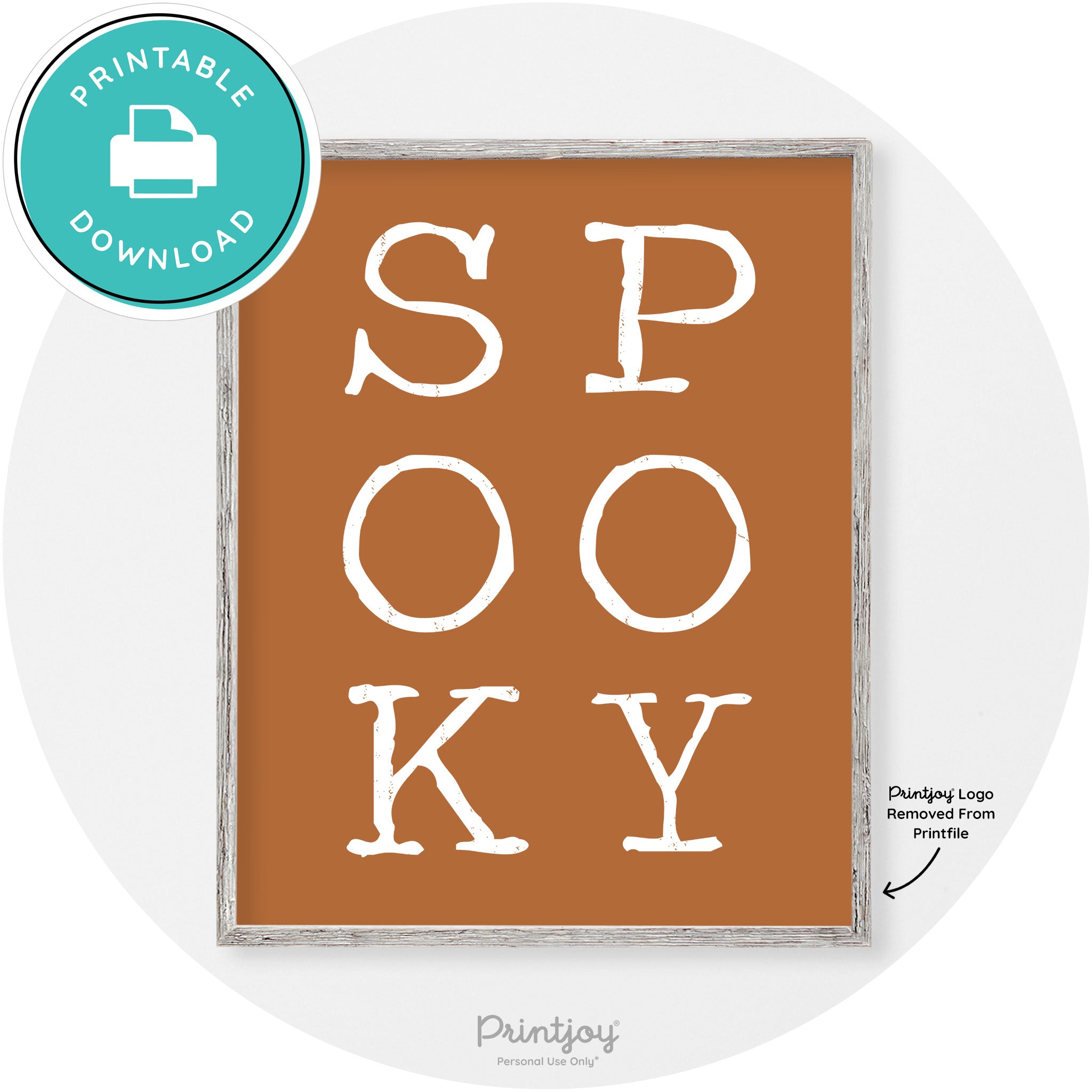 Spooky Halloween Modern Vintage Wall Art Decor Free Printable
