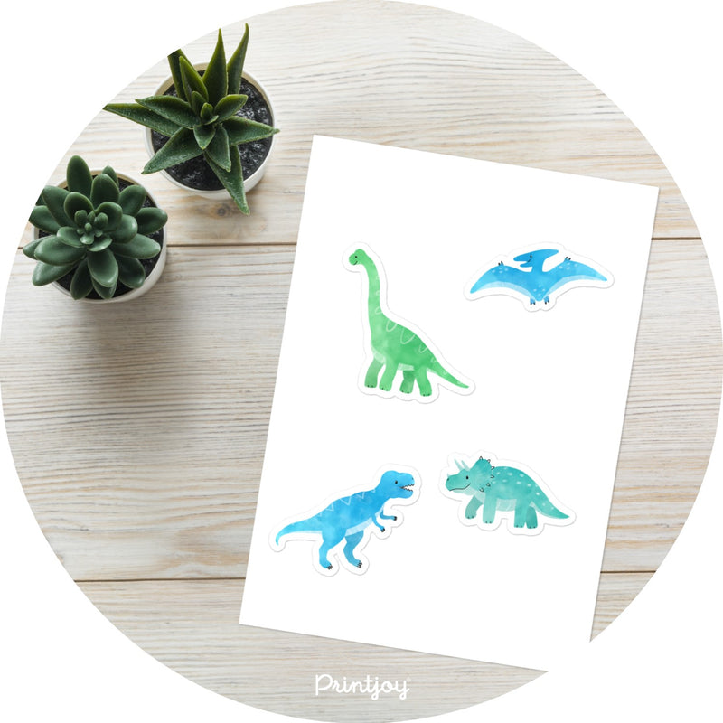 Kids Bright N Fun Dinosaur Die Cut Sticker Sheet