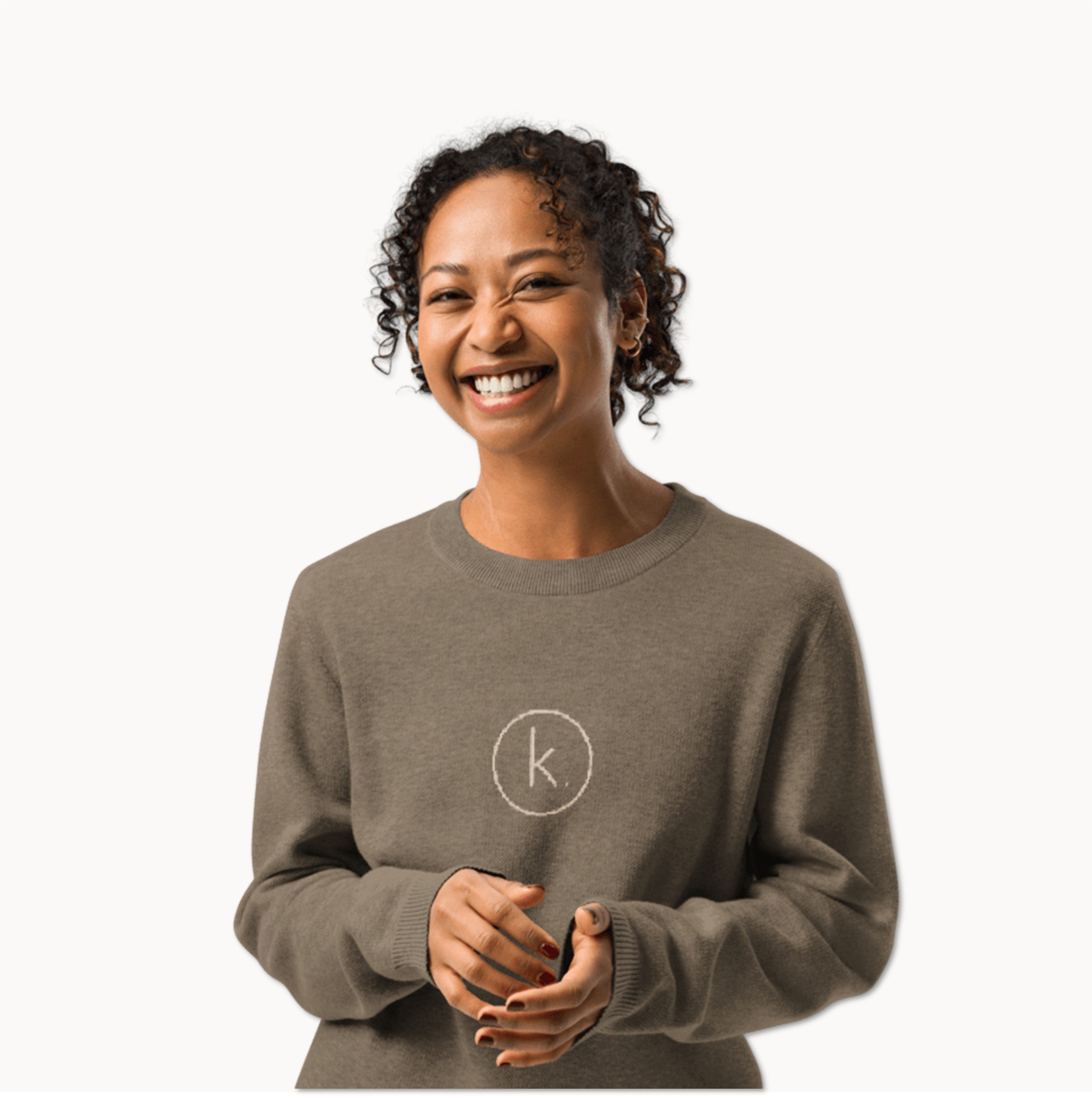 Personalized Knitted Women's Minimal Sweater