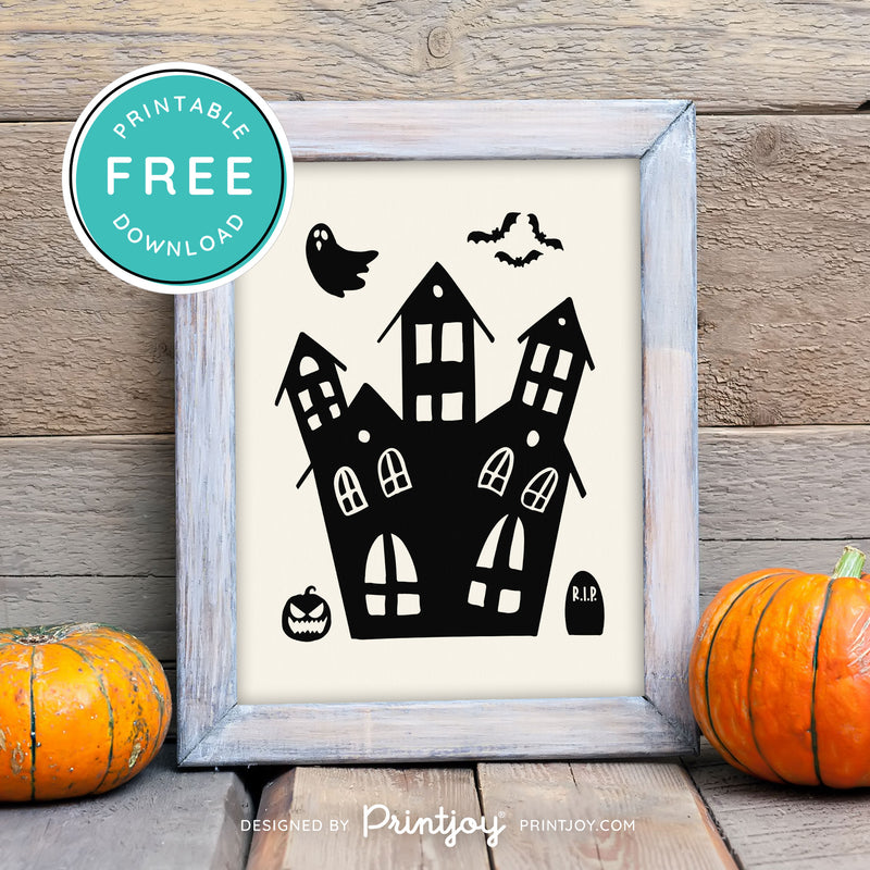 Oil Pastel Haunted House Craft For Kids (Free Template)  Halloween art  projects, Haunted house craft, Fun halloween activity