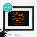 Free Printable Hocus Pocus Co Witches Wanted Apply Within Halloween Wall Art Decor Download - Printjoy