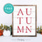 Free Printable Autumn Letters Modern Farmhouse Fall Wall Art Decor Download - Printjoy