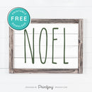 Free Printable Noel Christmas Farmhouse Winter Wall Art Decor Download - Printjoy