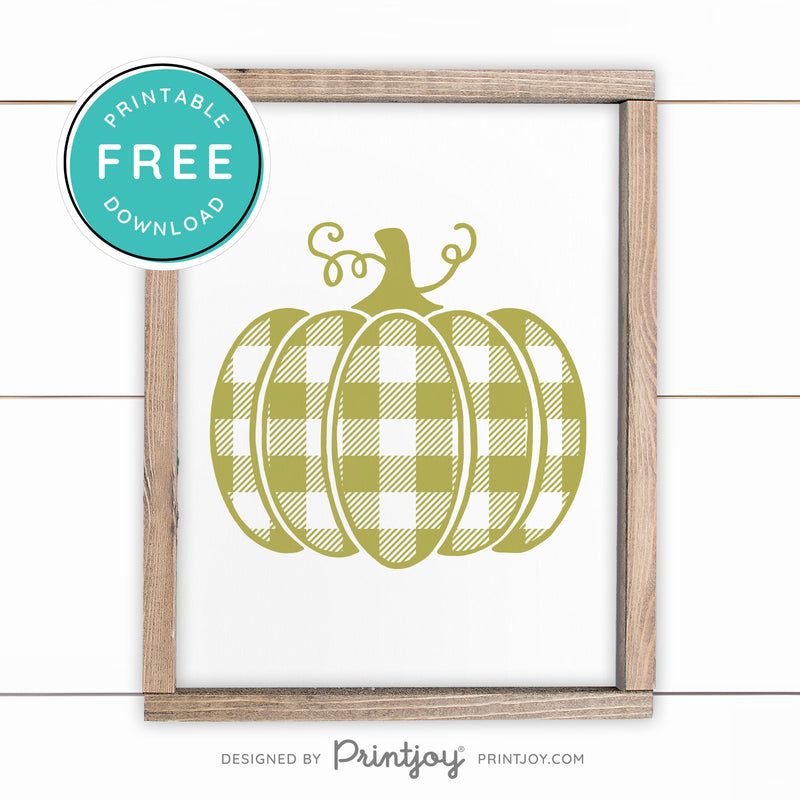 Decorate for Fall with Free Pumpkin Printable Wall Art