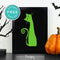 Free Printable Creepy Cat Halloween Wall Art Decor Download - Printjoy