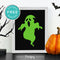 Free Printable Spooky Ghost Halloween Wall Art Decor Download - Printjoy