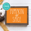 Free Printable Pumpkin Spice Modern Farmhouse Fall Wall Art Decor Download - Printjoy
