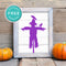 Free Printable Scarecrow Halloween Wall Art Decor Download - Printjoy