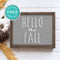 Free Printable Hello Fall Modern Farmhouse Autumn Wall Art Decor Download - Printjoy