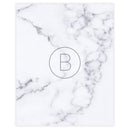 White Marble • Monogram • Modern • Wall Art Decor • Free Printable - Printjoy