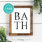 Bath • Bathroom Decor • Modern Farmhouse • Wall Art • Free Printable Download - Printjoy