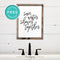 Save Water Shower Together • Bathroom Decor Sign • Modern Farmhouse Decor • Wall Art • Free Printable Download - Printjoy